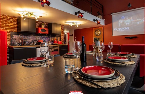 Jacquard - Prefecture Apartment | Loft "las Vegas Game's" 🎰 Casino Babyfoot 🎲 Bar Jeux 🎮 PS5 🍿cinéma
