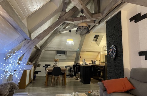 Corcieux Apartment | Loft near Gerardmer