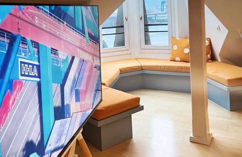 Altona-Altstadt Apartment | Loft-panoramablick-hafen & Elbe!