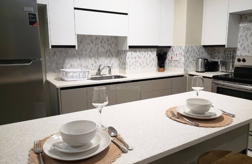 New Kingston Apartment | Lofts 1B/R Lounge w/WiFi|Gym|near National Stadium