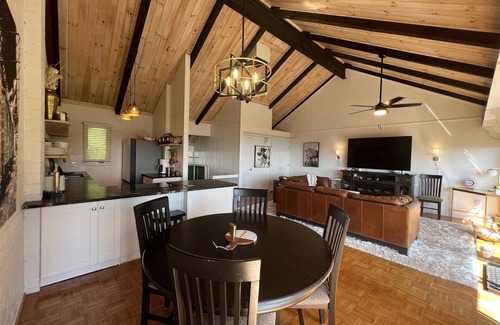 Dan River Villa | Long range views off Blue Ridge Pkwy w/updated kitchen & laundry Pet-Friendly!