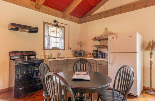 Leakey Cabin | Lost Maples' Red Rooster House