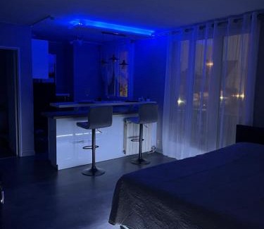 Fleury-les-Aubrais Apartment | Love Room O'Dream, Jacuzzi et Lit King Size