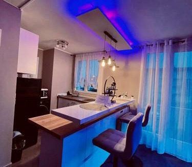 Fleury-les-Aubrais Apartment | Love Room O'Dream, Jacuzzi et Lit King Size