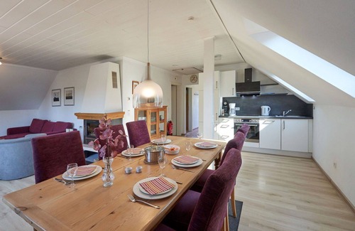 Feriendorf Frankenau House | Lovely apartment in villa for 4 people with WIFI, TV, terrace and pets allowed