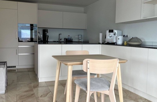 Spiez Apartment | Lovely apartment for 12 people with WIFI, TV, balcony and pets allowed