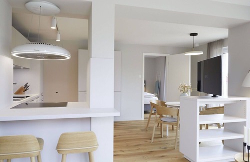 Hohen Wieschendorf Apartment | Lovely apartment for 2 people with WIFI, TV, terrace, pets allowed, panoramic view and parking