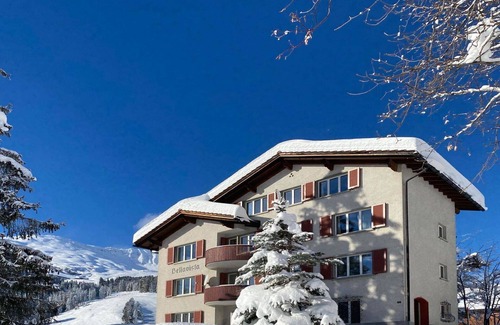 Parpan Apartment | Lovely apartment for 4 guests with WIFI, TV and balcony