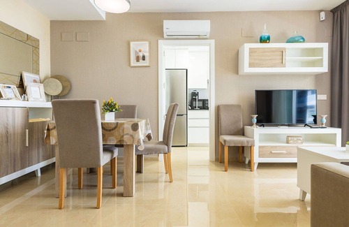 Cabanes Apartment | Lovely apartment for 4 people with pool, A/C, WIFI, TV, terrace and pets allowed