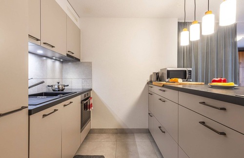 Champery Apartment | Lovely apartment for 4 guests with WIFI, TV, balcony and panoramic view