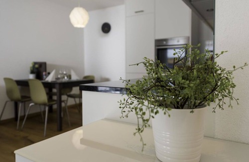 Saas-Balen Apartment | Lovely apartment for 3 people with WIFI, TV, balcony and pets allowed