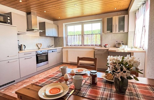 Eisenbach Apartment | Lovely apartment for 3 guests with WIFI, TV, patio, pets allowed and parking