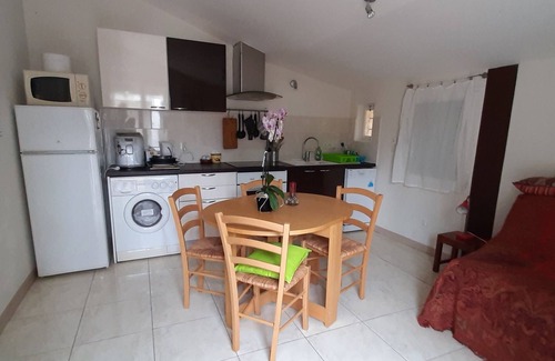 Canaules-et-Argentieres Apartment | Lovely spacious one level gîte with shady terraces, pool, billiard/music room