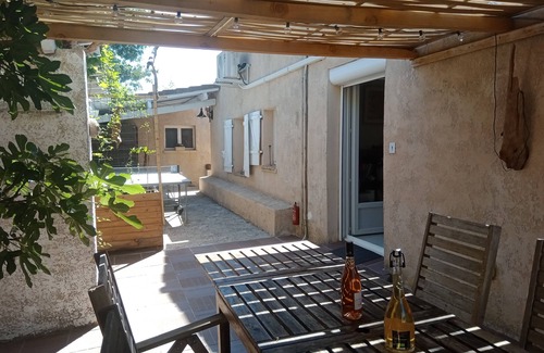 Canaules-et-Argentieres Apartment | Lovely spacious one level gîte with shady terraces, pool, billiard/music room