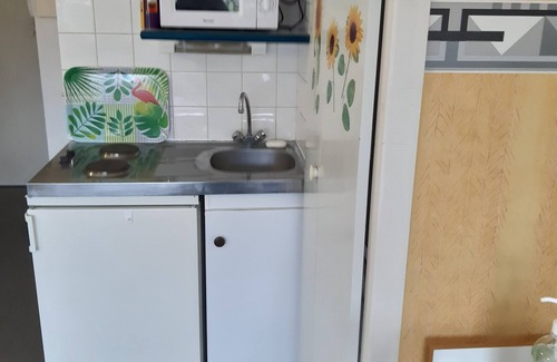 Quetigny Apartment | Lovely furnished studio: parking, washing machine, TV, high-speed internet near all amenities.