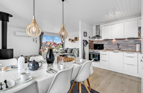 Bjerregard Strand House | Lovely home in Hvide Sande with sauna