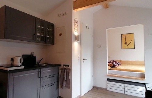Bad Berleburg Apartment | Lovingly furnished Tiny House (18 sqm) for up to 4 people with garden terrace
