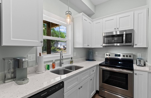 Supply House | Lower-level home with patio, grill, outdoor shower, streaming, central AC