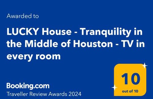 MacGregor House | LUCKY House - Tranquility in the Middle of Houston - TV in every room - 300 m2