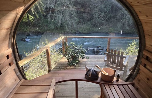 Lime Kiln Cabin | Luna's A-Frame - River & Spa