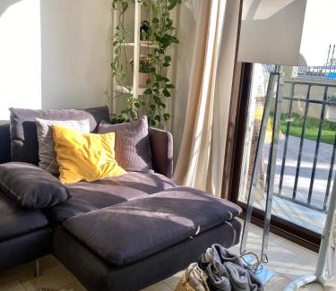 Lusail Apartment | Lusail City Doha Qatar Love Bedroom with living room