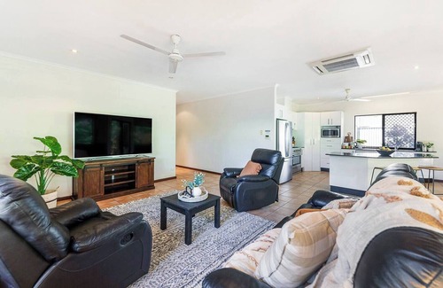 Parap House | Lush Home in Trendy Parap with Private Pool