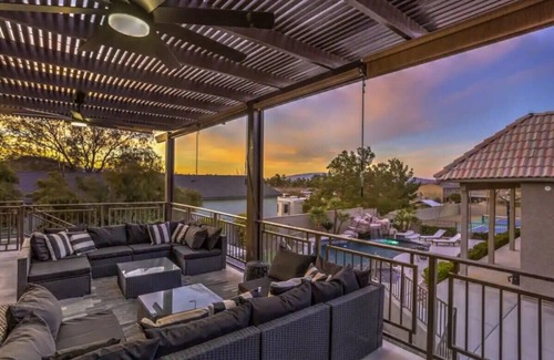 Mission Hills Villa | Lux Mansion w 7BR, Spa, Pool, Gym, Games &Casita