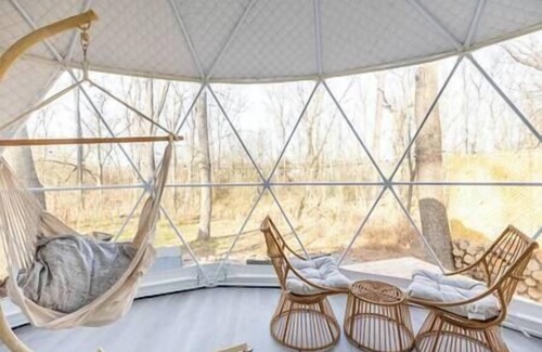 Leesburg Cabin | Luxe & Picturesque Dome Haven ~ Hot Tub ~ Glamping