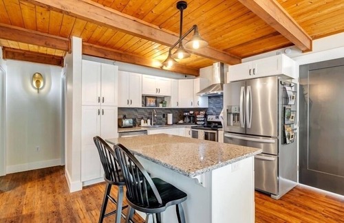 Locust Lake Village Ski Chalet | Luxe retreat in Pocono Mtns ~ Ski chalet with fire pit, game rm & dog friendly
