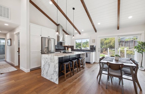 San Bruno House | LuxoStays Bright & Cozy 4BR Home 5 Beds 2 Baths Serene Escape