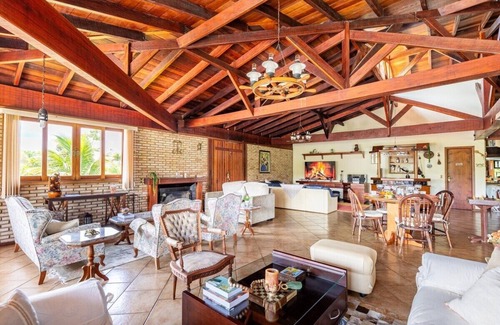 Sete Pontes House | Luxuosa casa Braganca Paulista represa 18Px