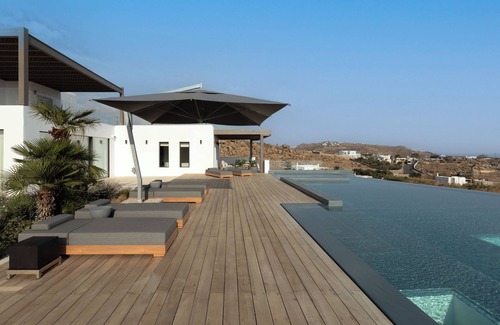 Platis Gialos Villa | Luxurious 10-bedroom villa with WiFi, fitness room in marvelous Mykonos