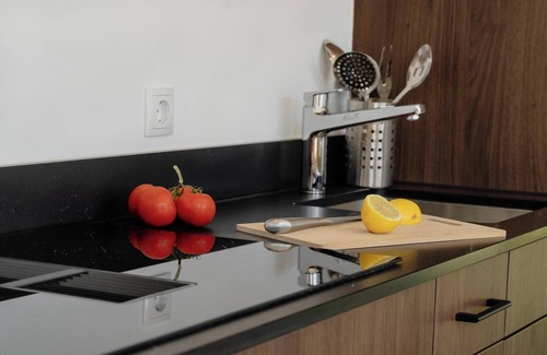 Vogelenzang House | Luxurious and sustainable 4-person holiday villas with high windows, completely gas-free and equipped with solar panels. Enjoy a stylish living room, luxury kitchen, two comfortable bedrooms and a spacious bathroom with rain shower. Including made be