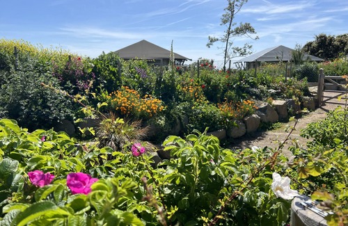 Les Clos Landais Cabin | Luxurious Glamping Tent with Panoramic Sea Views - sleeps 6!