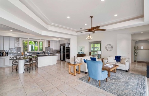 Kahaluu-Keauhou House | Luxurious Oceanview Home w/Pool, AC & BBQ Lanai: Blue Hawaii