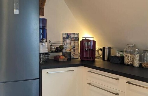 Bielefeld Apartment | Luxurious penthouse | roof terrace/massage chair * EM-APARTMENTS DEUTSCHLAND