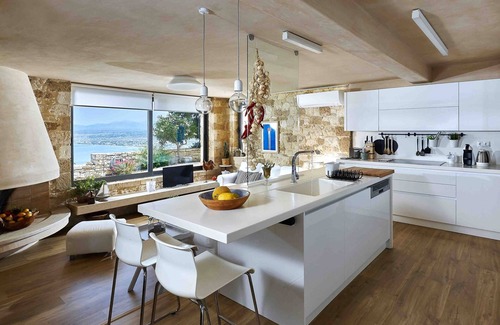 Linoperamata Villa | Luxurious sea view Villa Vollard with private poll & jacuzzi near Heraklion