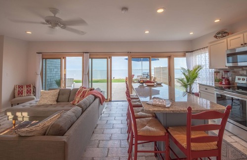 Shirley House | Luxurious Waterfront all Season Home with Private Beach. Private beach sunsets.