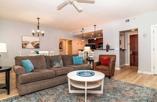 St. Augustine Condo | Luxury 1BR-ground floor unit-pool-hot tub-on site spa-fenced gated patio