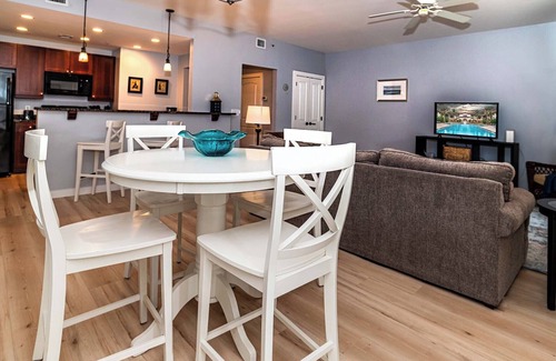 St. Augustine Condo | Luxury 1BR-ground floor unit-pool-hot tub-on site spa-fenced gated patio