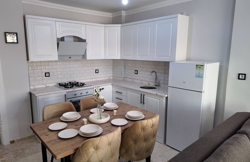 Akbuk Apartment | Luxury 2 Bedrooms Beachfront Apartments on the Sunny Turkish Riviera-C2 Ground