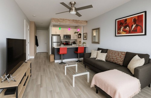 East New York Condo | Luxury 2-Story Penthouse in Brooklyn with Balcony and Private Deck