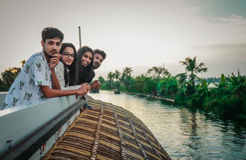Anantha Narayanapuram Boat Rental | Luxury 5 bedroom boat house with open deck