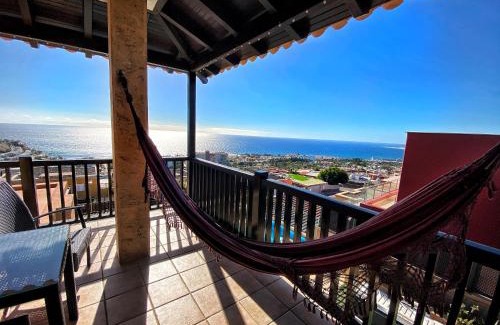 San Agustin Villa | Luxury 5 star Villa Violetta with amazing sea view, jacuzzi and heated pool