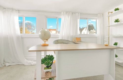 Bryn Mawr House | Luxury 5BR 2BA Spacious Home NYC Free Parking + Office