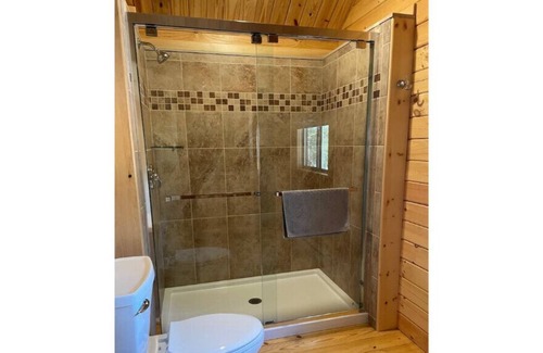 Grier City-Park Crest House | Luxury Cabin at Historic Lakewood Park w/ Linens - A