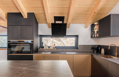 Graechen Ski Chalet | Luxury chalet with panorama, sauna, steam bath, hot tub & cinema, fondue house, and much more.