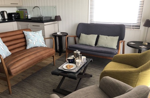 Heacham Cabin | Luxury Contemporary Beach Lodge With Sand Dunes And River Views - Sleeps 6