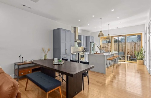 Downtown House | Luxury Downtown Townhome 120" Theater & Patio