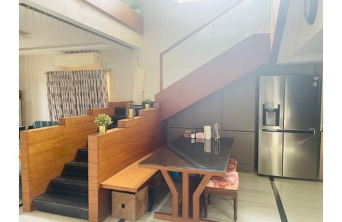 Kukatpalli House | Luxury Duplex - Rooftop Lawn, Hill View, Fire Camp